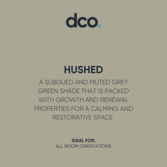 DCO Colour of the Year 2023 - Hushed