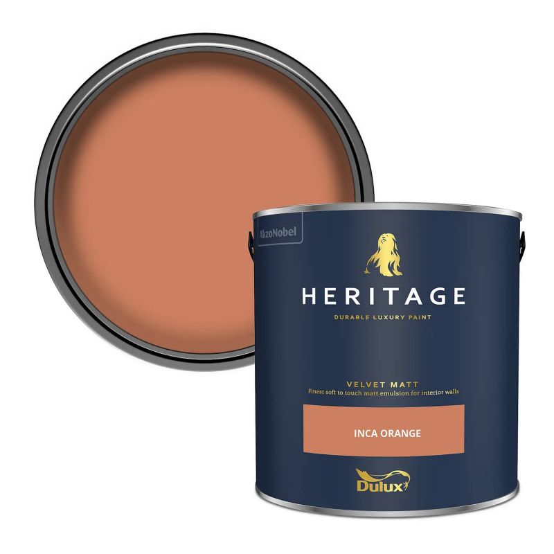 Dulux Heritage Matt Emulsion - Inca Orange