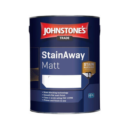 Johnstone's Trade Stainaway Matt Paint - Colour Match (Light Colours Only)