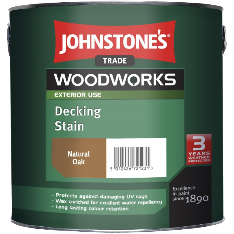 Johnstone's Trade Woodworks Decking Stain 2.5L