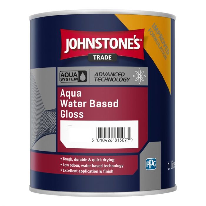 Johnstones Trade Aqua Guard Gloss - Designer Colour Match Paint - Scarlet 'N' Rust 2.5L