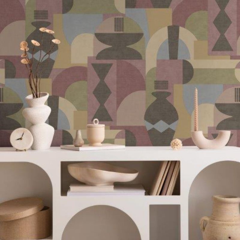 Khalili Geometric Vase Wallpaper