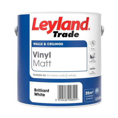 Leyland Trade Vinyl Matt - Designer Colour Match Paint - NTB201 1L