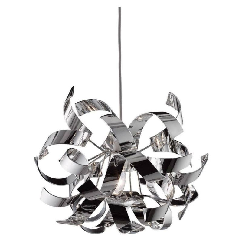 Pagazzi Lyndsay Large Pendant Light Shade Polished Chrome