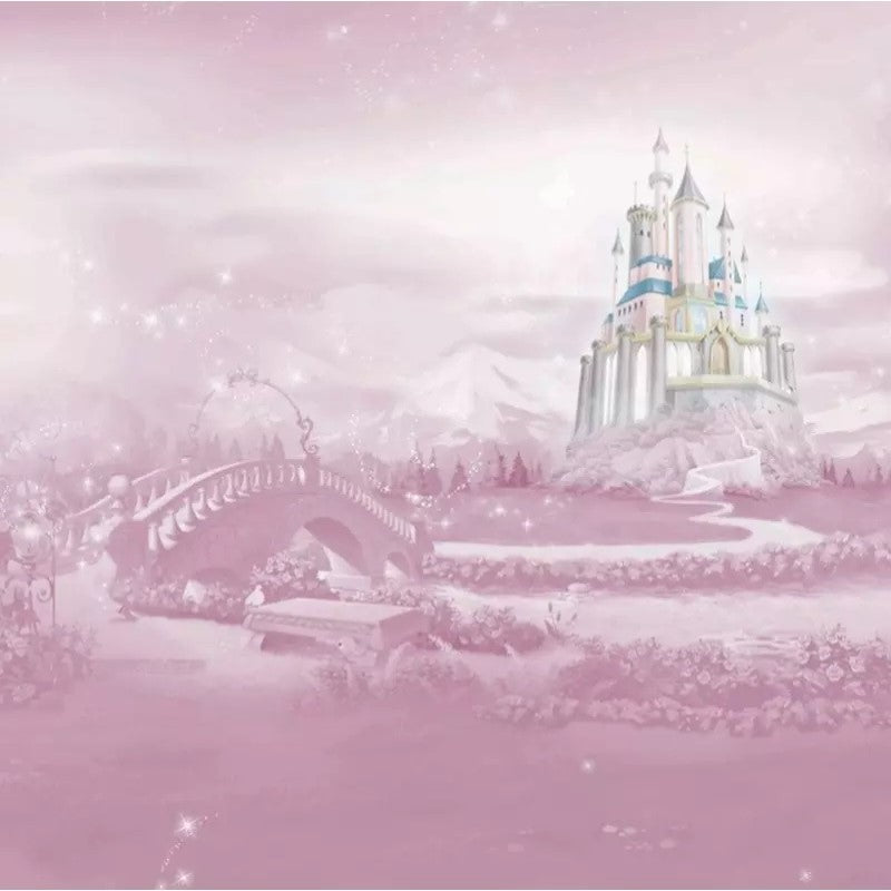 Disney Princess Castle Mural Wallpaper