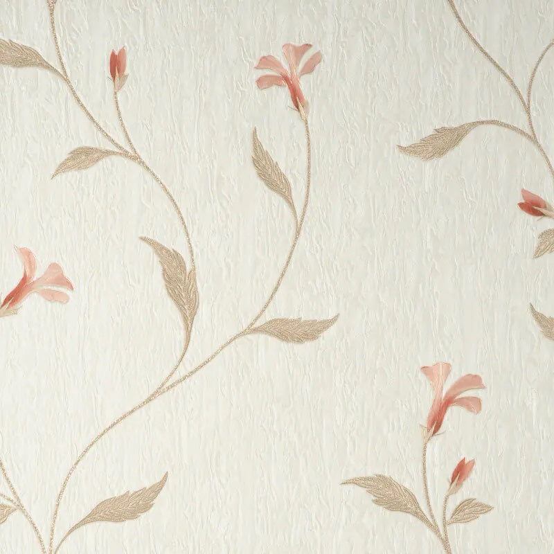 Vymura Bellagio Metallic Floral Wallpaper