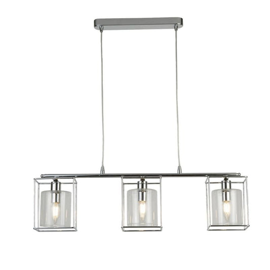 Pagazzi Mascardi 3 Light Ceiling Light Polished Chrome