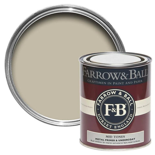 Farrow & Ball Metal Primer & Undercoat - Mid Tones