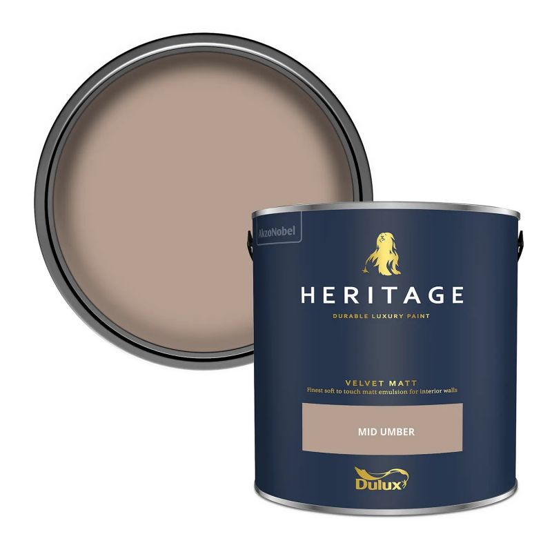 Dulux Heritage Matt Emulsion - Mid Umber