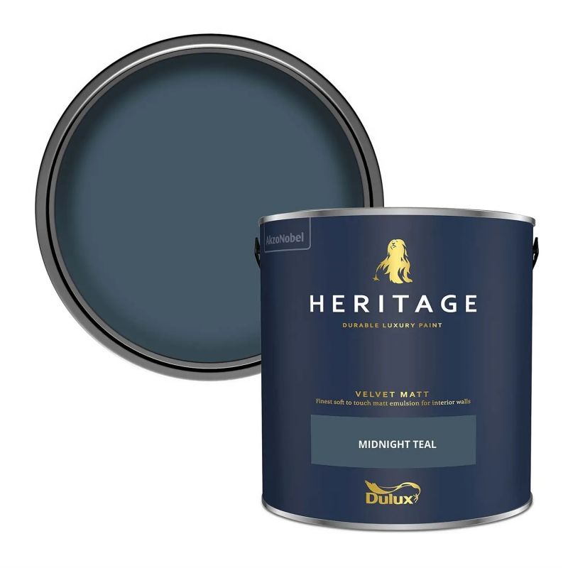 Dulux Heritage Matt Emulsion - Midnight Teal