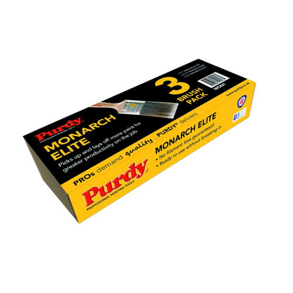 Purdy Monarch Elite Brush Pack (3 Pack)