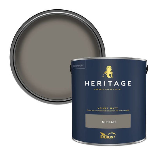 Dulux Heritage Matt Emulsion - Mud Lark