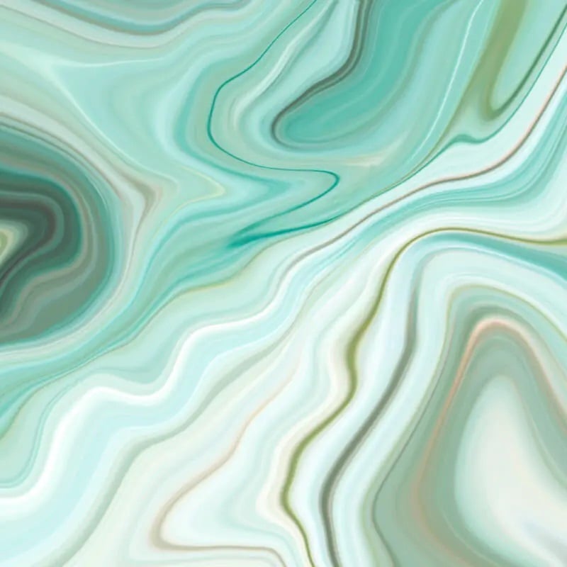 Origin Marbled Ink Wall Mural Emerald