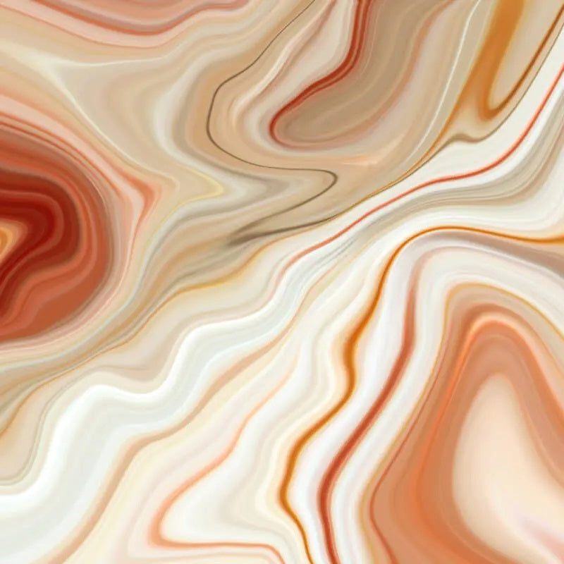 Origin Marbled Ink Wall Mural Cinnamon