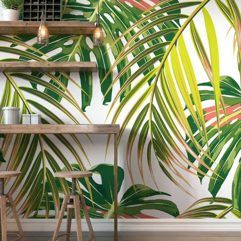 Origin Tropical Leaves Wall Mural Citrus