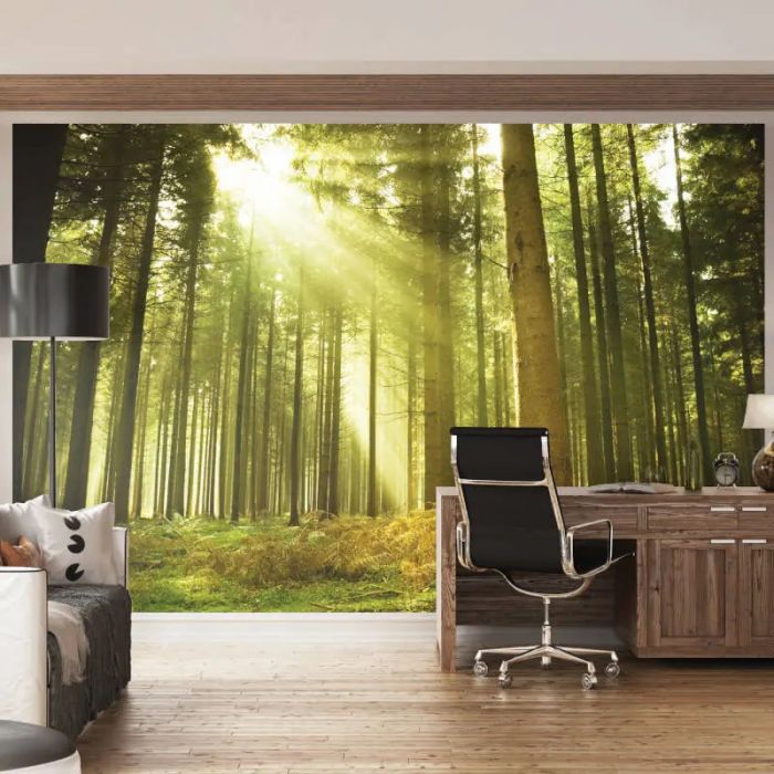 Origin Spruce Forest Wall Mural