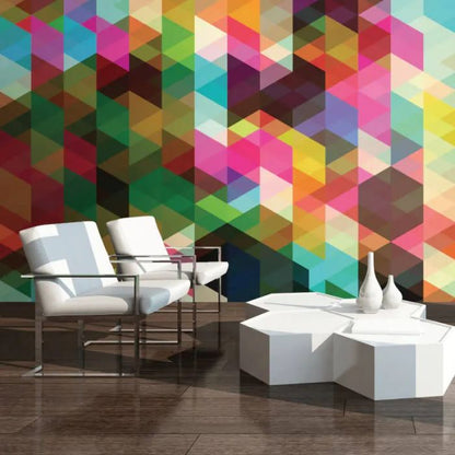 Origin Geometrix Wall Mural Multi