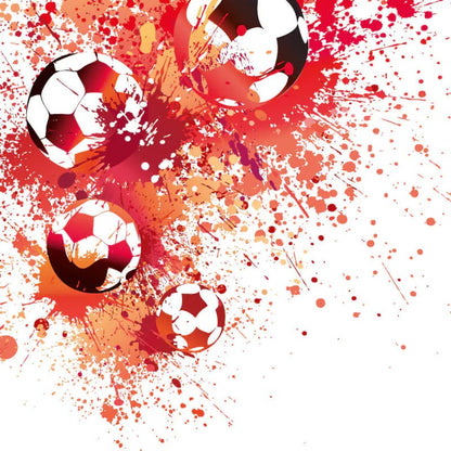 Origin Football Splash Wall Mural Red