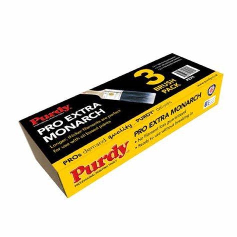 Purdy Pro Extra Monarch Box Set (3 Pack) Purdy Purdy brushes Decorating Centre Online