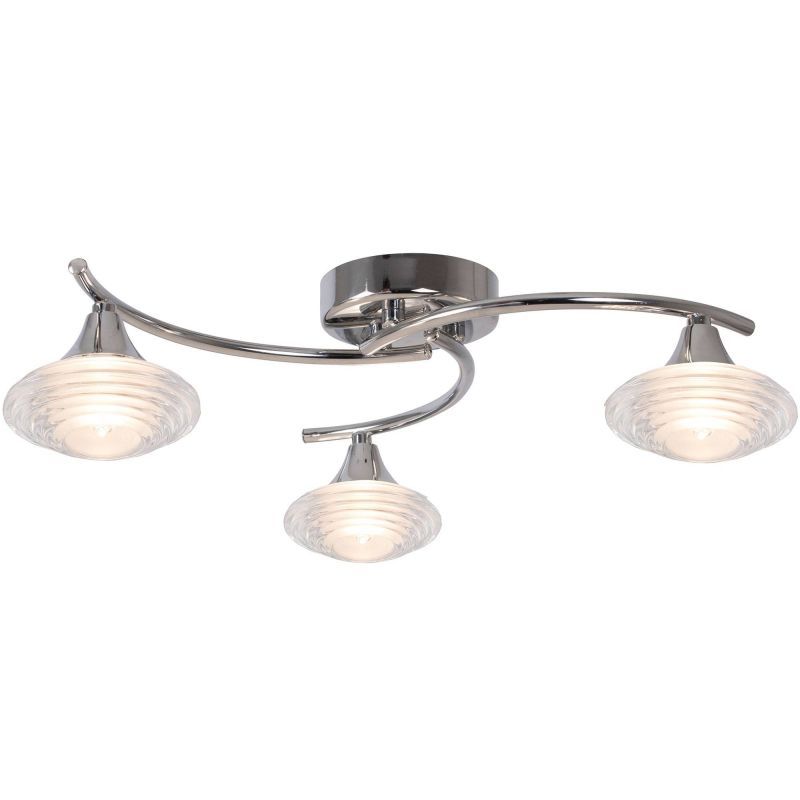 Conner 3 Light Semi Flush Ceiling Light