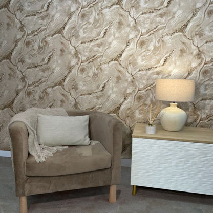 Palmetto Agate Marble Wallpaper