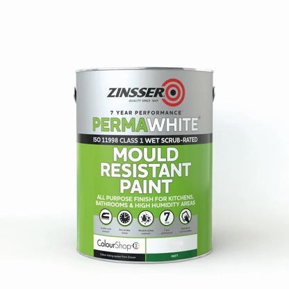 Zinsser Perma-White Matt - Designer Colour Match Paint- Terracotta Blush 2.5L