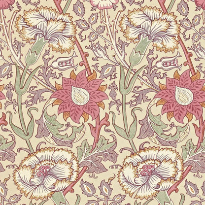 Morris & Co Pink & Rose Wallpaper