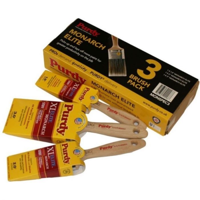 Purdy Monarch Elite Brush Set 3 Pack (MONSPEC3)