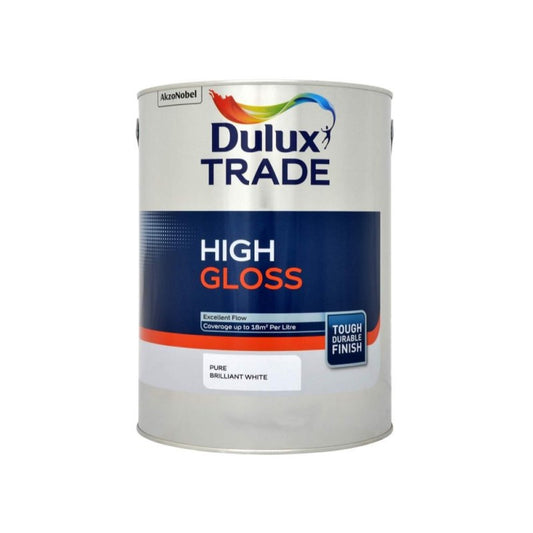 Dulux Trade High Gloss Paint - Pure Brilliant White