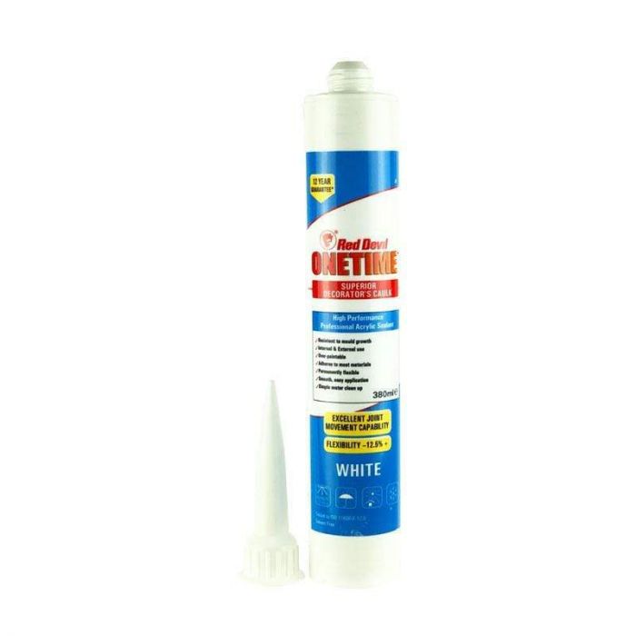 Red Devil One Time Decorator's Caulk - White 380ml