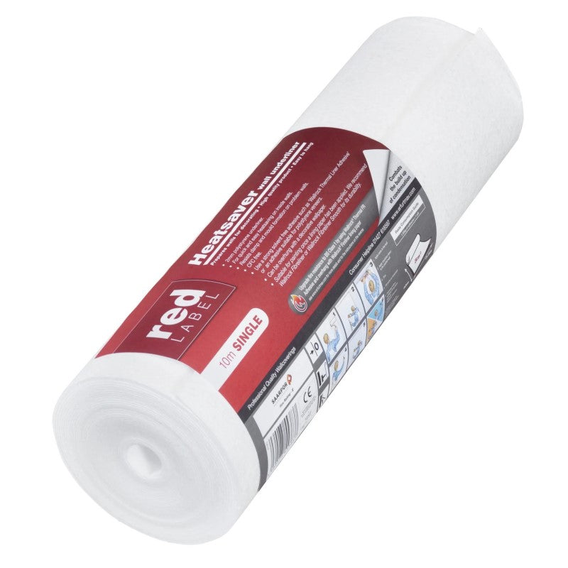 Red Label Heatsaver Wall Underliner - 10m Single