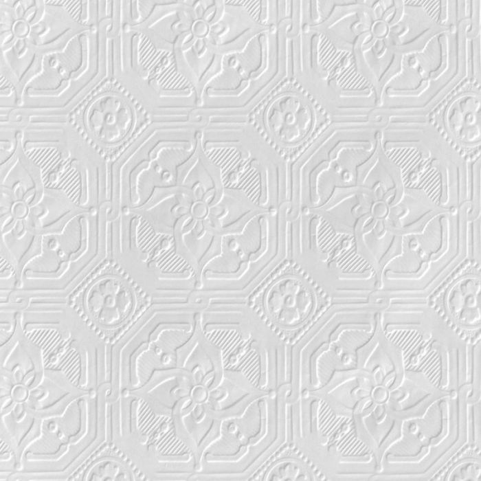 Anaglypta Original Derby Wallpaper White