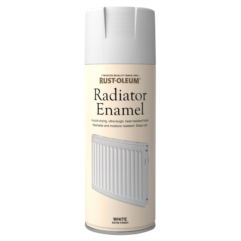 Rust-Oleum Radiator Enamel Spray Paint - White 400ml