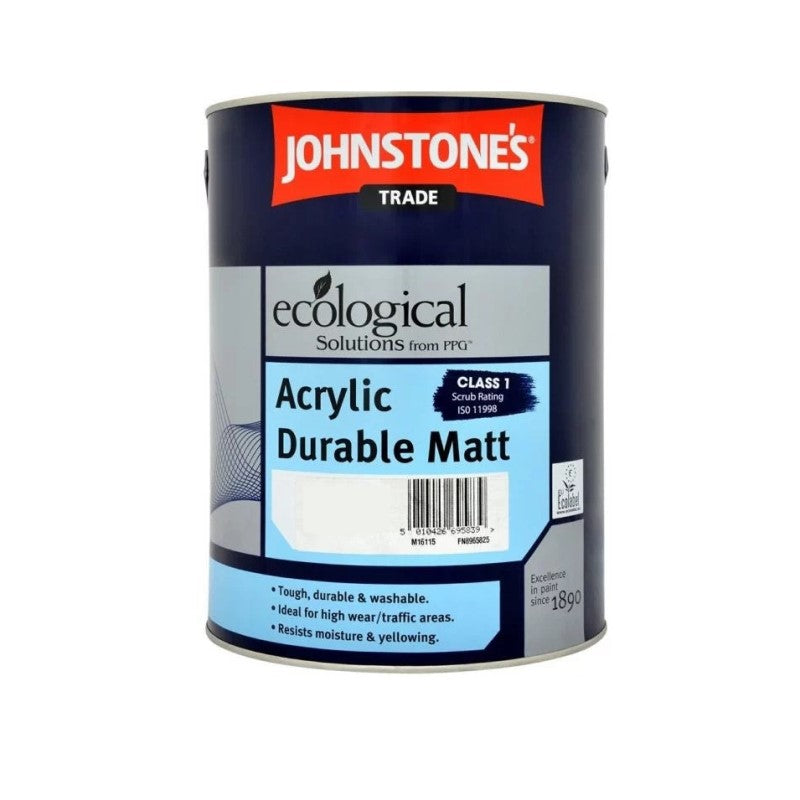 Johnstone's Trade Acrylic Durable Matt Paint - Brilliant White