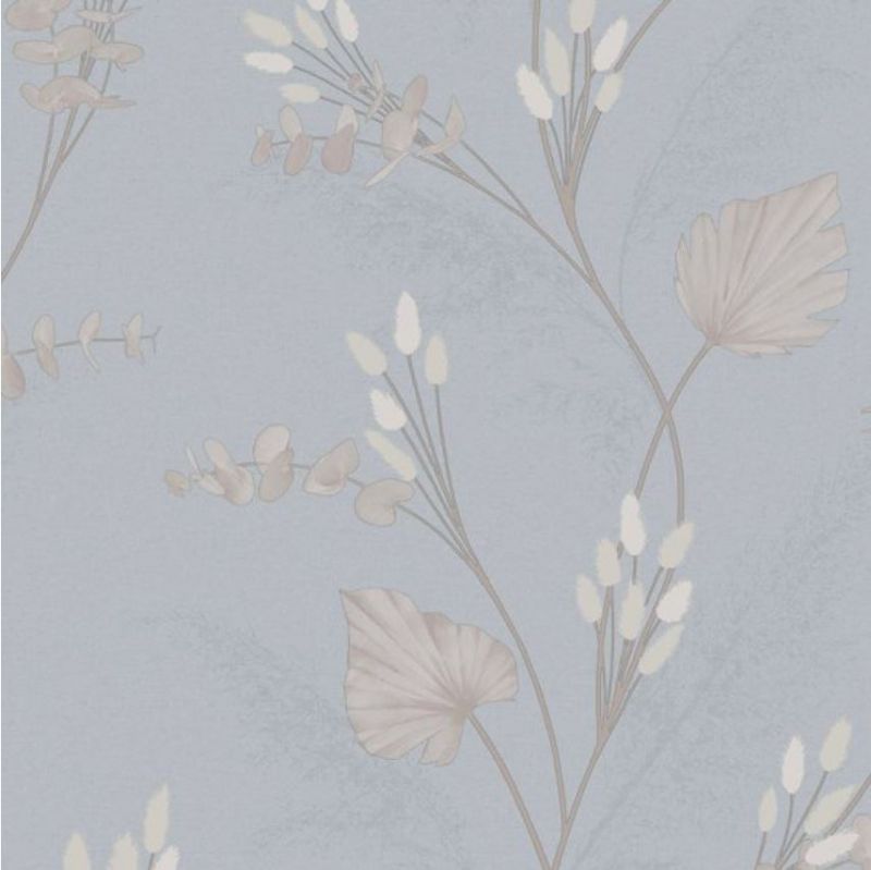 Amarante Bunny Tails and Pampas Heavy Weight Vinyl Wallpaper