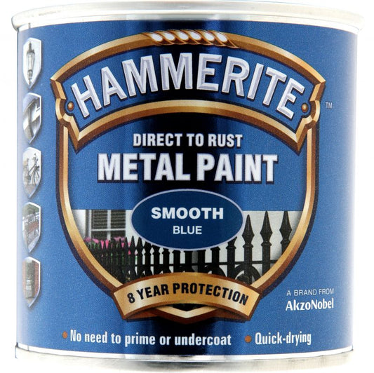 Hammerite Metal Paint Smooth - Blue