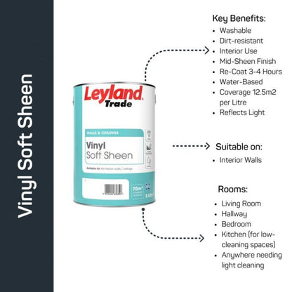 Leyland Trade Vinyl Soft Sheen - Colour Match