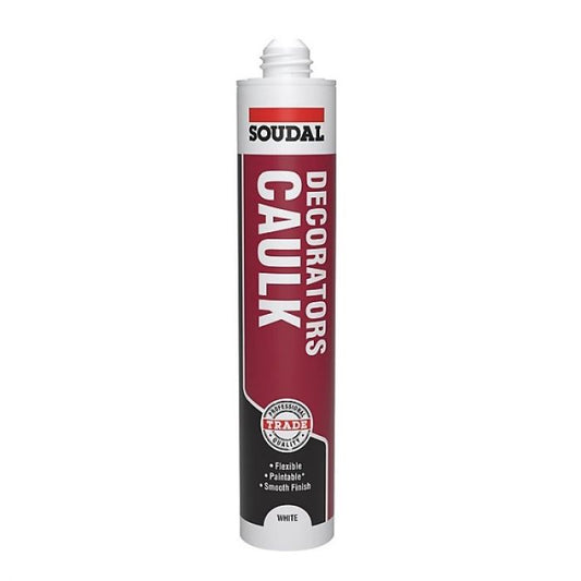 Soudal Decorators Caulk - White 380ml