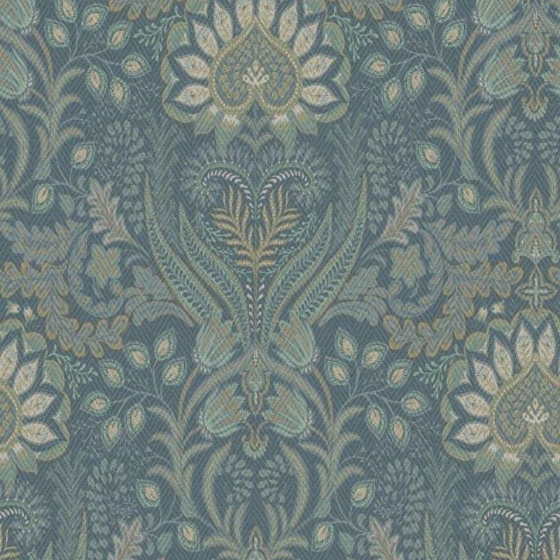 Tahini Glass Bead Paisley Wallpaper