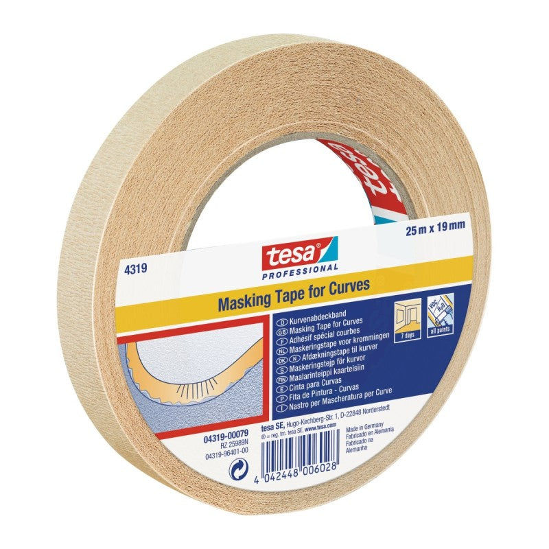 Tesa Masking Tape for Curves 0.75" (4319)