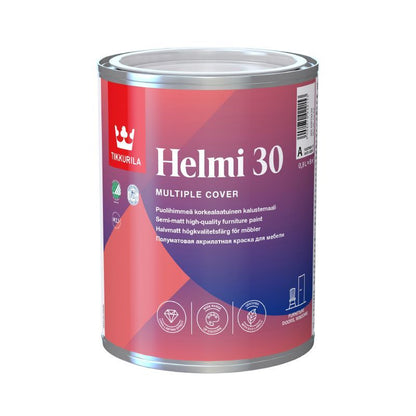 Tikkurila Helmi 30 Water-Based Satin for Woodwork - Colour Match