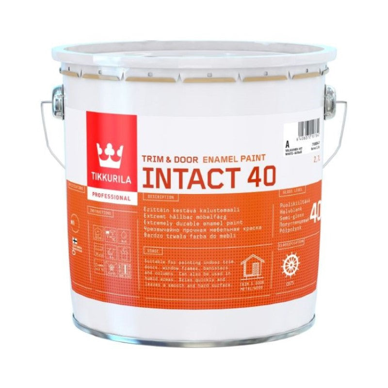 Tikkurila Intact 40 Satin for Trim & Doors - Colour Match