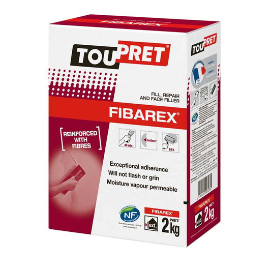 Toupret FIBAREX Exterior Multipurpose Reinforced Repair Filler 2kg