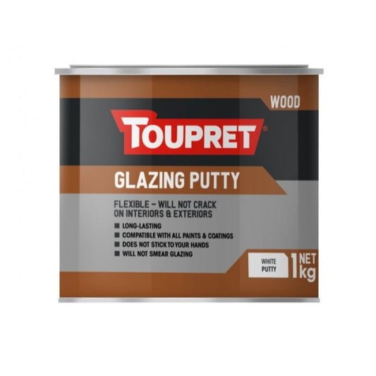 Toupret Glazing Putty White 1kg