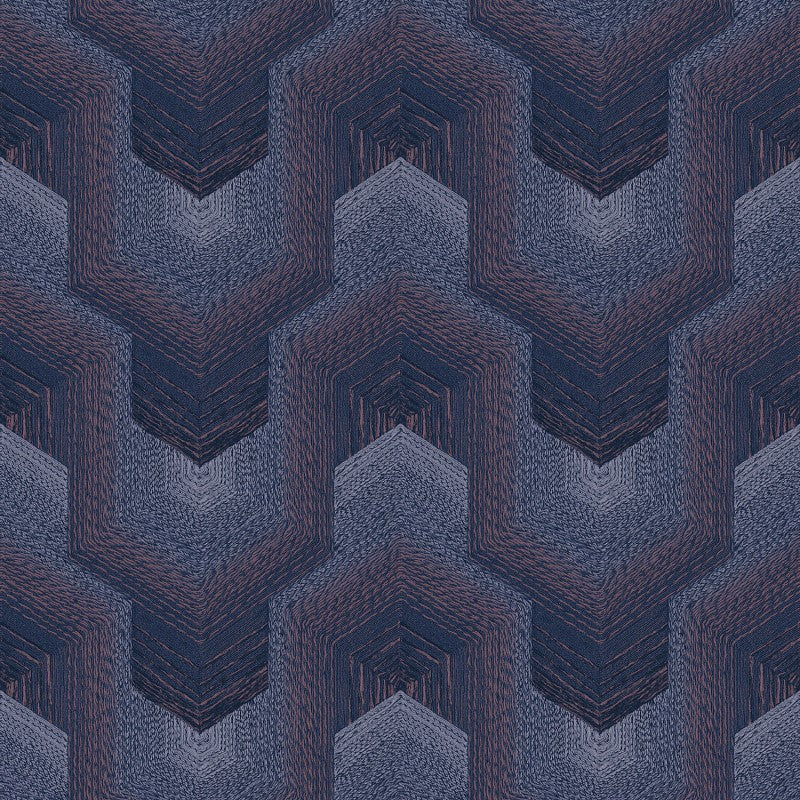 Polygonal Dream Geometric Wallpaper - Purple