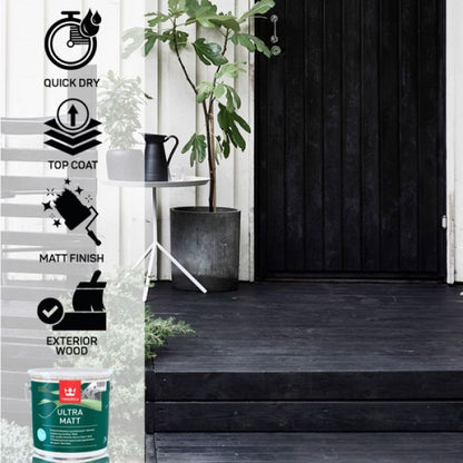 Tikkurila Ultra Matt Weather-Resistant Wood Paint - Colour Match