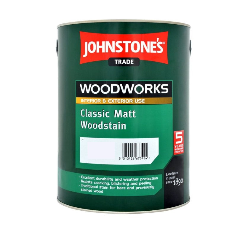 Johnstone's Trade Classic Matt Woodstain for Exterior Wood