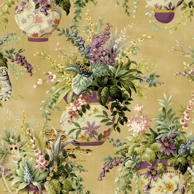 Floral Vase Wallpaper