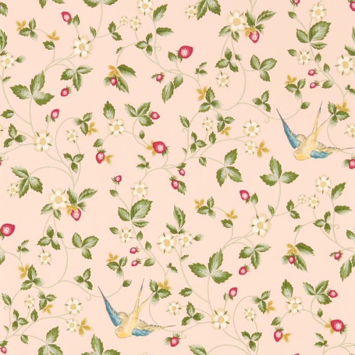 Clarke & Clarke Wild Strawberry Wallpaper