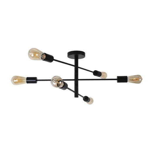 Pagazzi Gosto 6 Light Semi Flush Ceiling Light